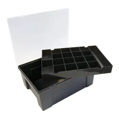 Boîte de rangement organisateur 19 compartiments noir