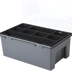 Boîte de rangement organisateur 8 compartiments noir