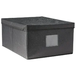 Boîte de rangement pailletée avec couvercle 3 couleurs