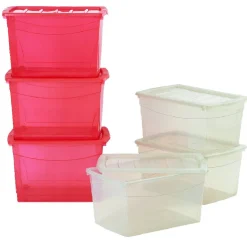 Boîte de rangement paprika 60 L x3