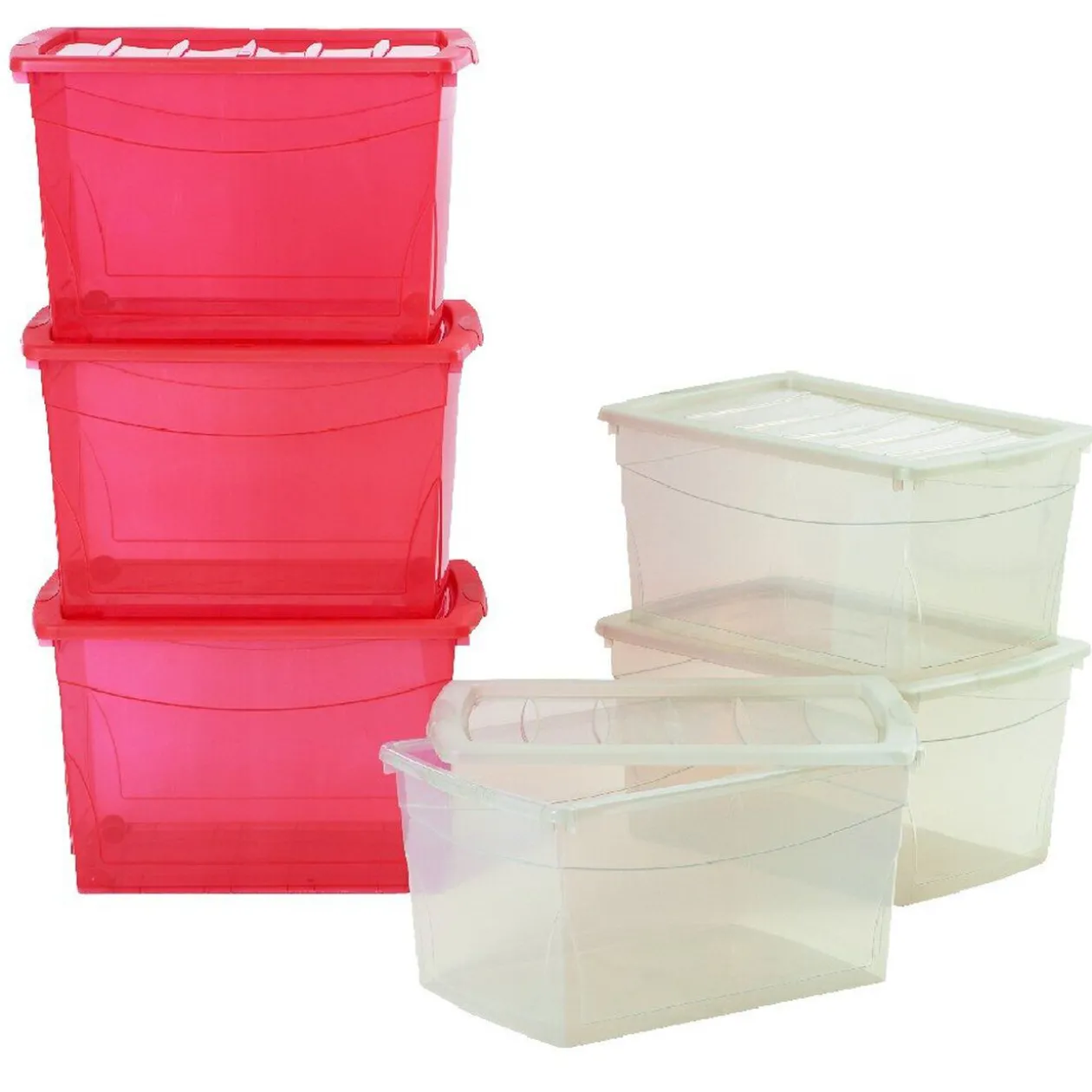 Boîte de rangement paprika 60 L x3