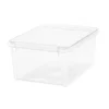 Boîte de rangement plastique transparent 14L