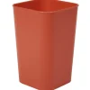 Boîte de rangement plastique rouge