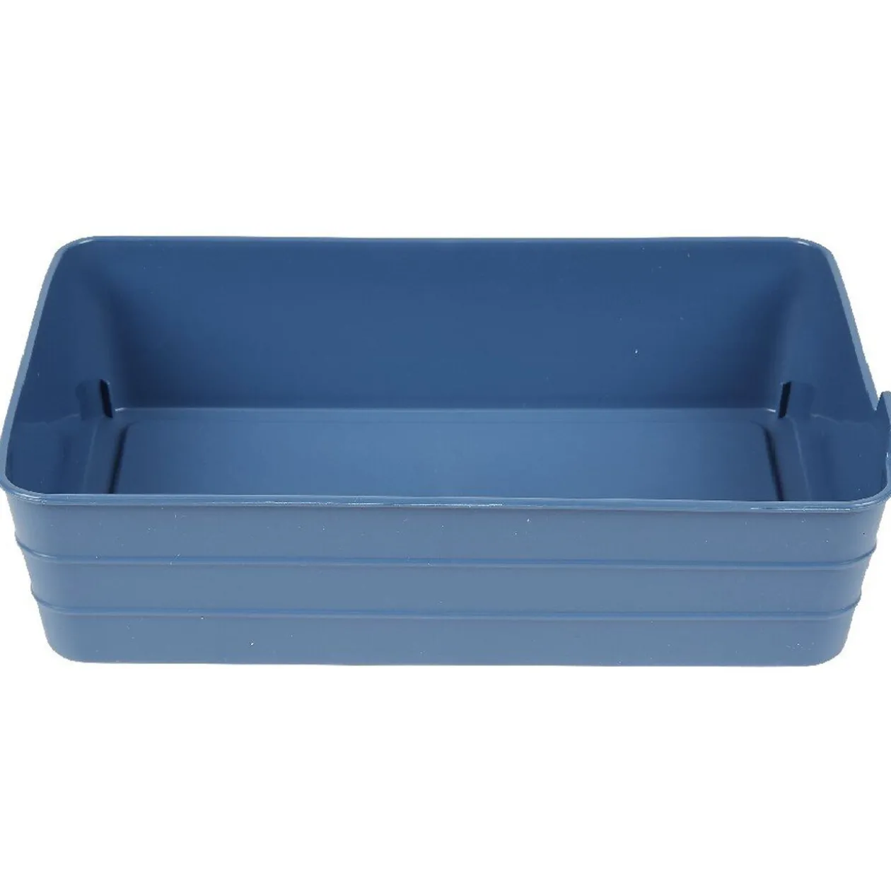 Boîte de rangement plastique bleu violet x4
