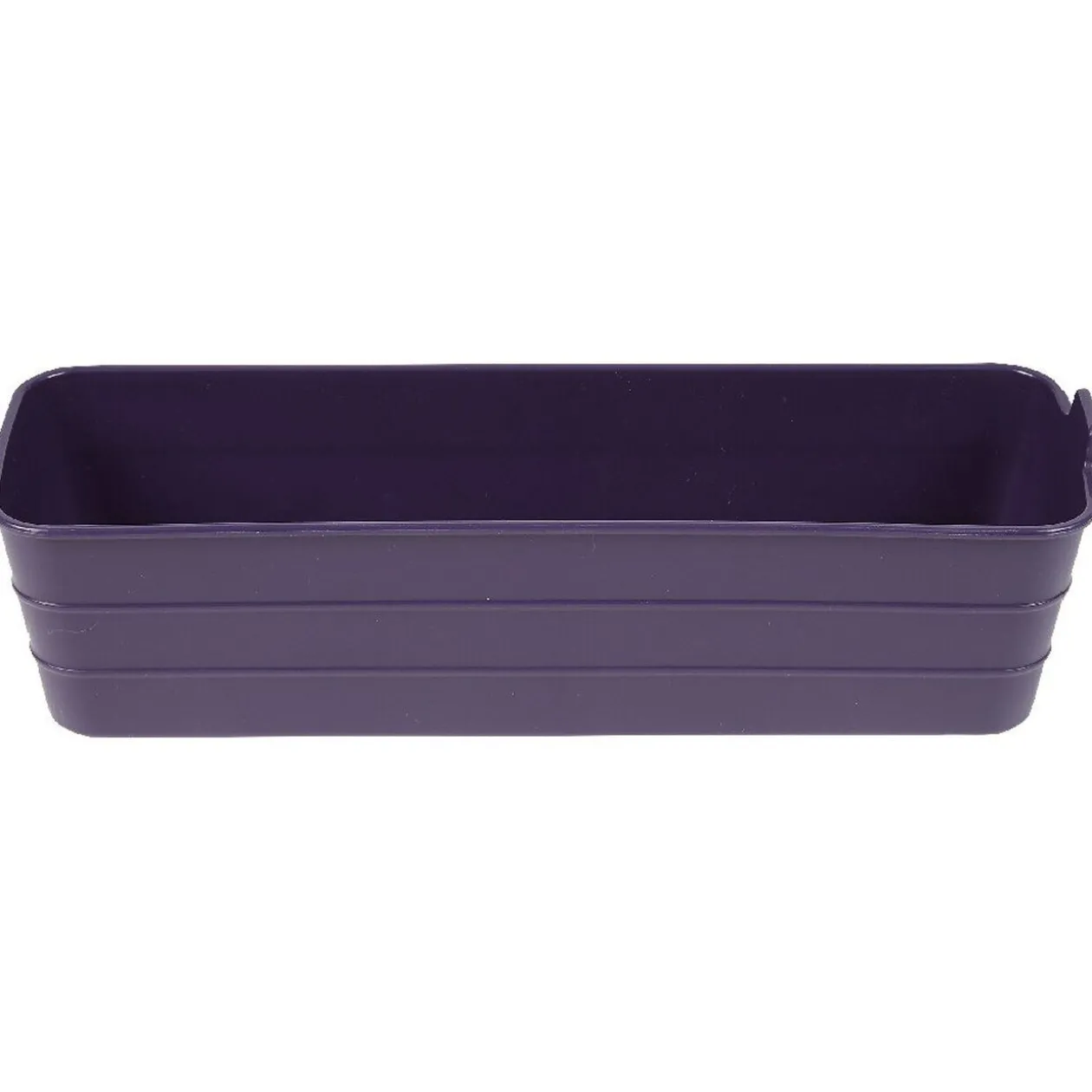 Boîte de rangement plastique bleu violet x4