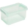 Boîte de rangement plastique à clips 0,7 L vert