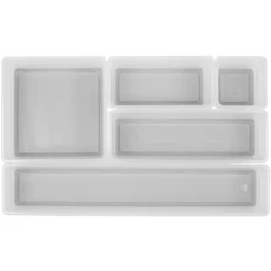 Boîte de rangement pour tiroir 37,5x7,5xH.5 cm