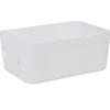 Boîte de rangement salle de bain blanche SmartStore Compact Taille M
