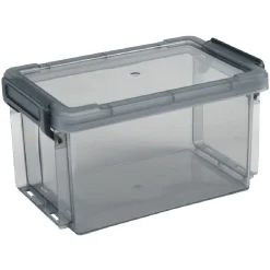 Boîte de rangement transparente à clip 0,70L