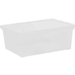 Boîte de rangement transparente 10 L