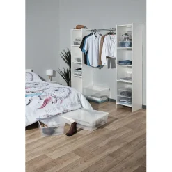 Boîte de rangement transparente 18 L