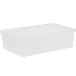 Boîte de rangement transparente 22 L