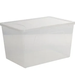 Boîte de rangement transparente 46 L