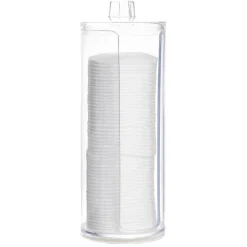 Boîte de rangement transparente pour coton