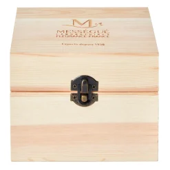 Boîte de rangment pour huiles essentielles bois naturel