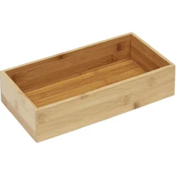 Boîte en bambou organisateur L.30xl.15xH.6,5 cm