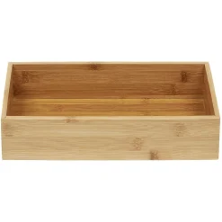 Boîte en bambou organisateur L.30xl.15xH.6,5 cm