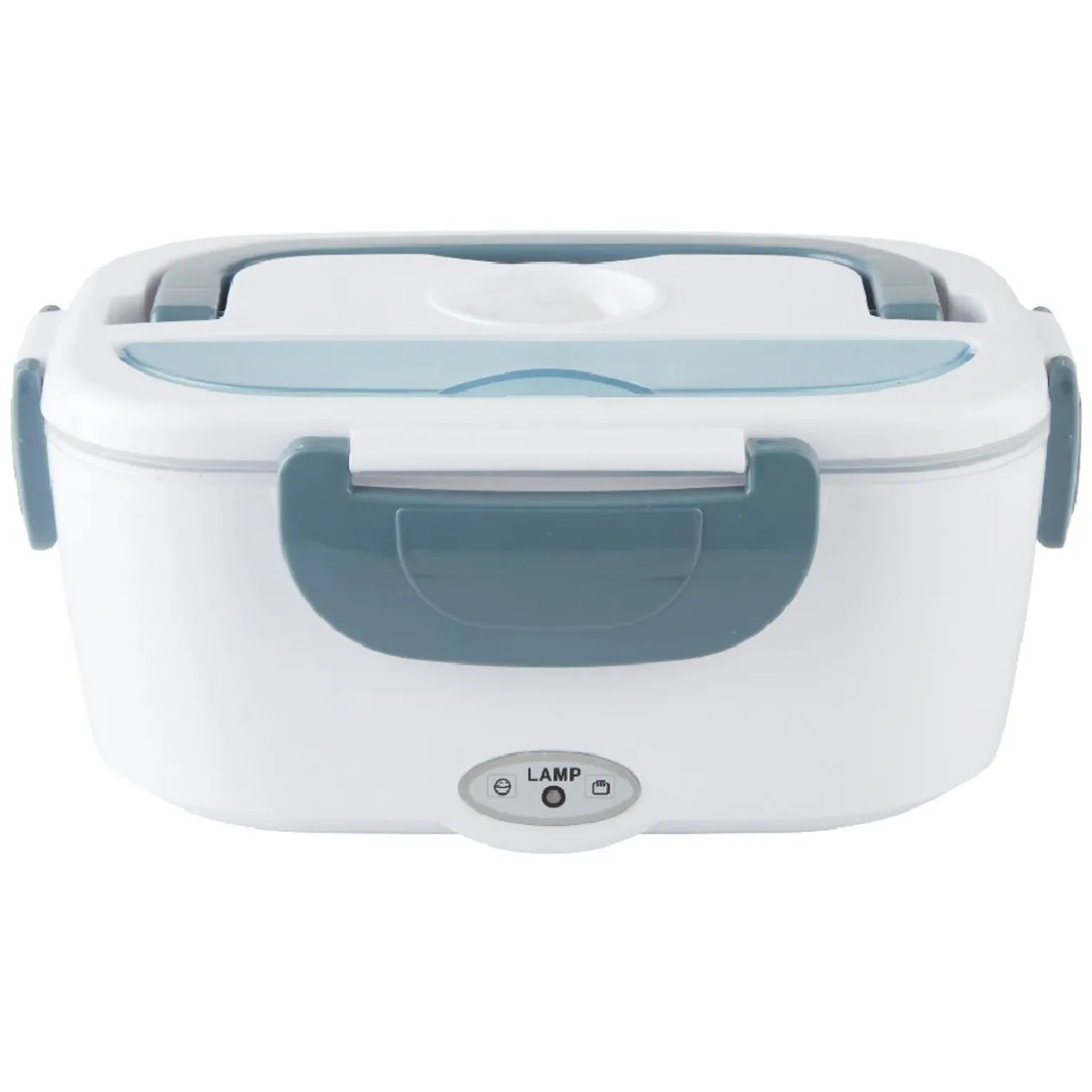 Boîte lunch chauffante 2 compartiments 1 cuillère