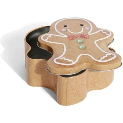 Boîte métal bonhomme pain d'épices