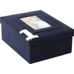 Boîte porte photo jean