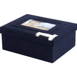 Boîte porte photo jean