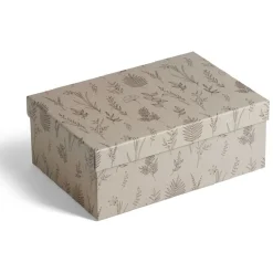 Boîte rectangulaire en carton imprimé 28x13xH10cm