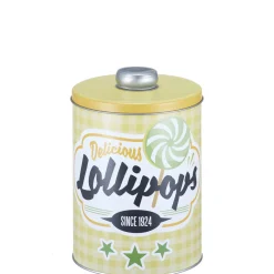 Boîte vintage encastrable bleue rose et jaune x3