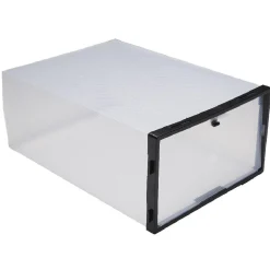 Boîtes à chaussures empilables transparentes x5