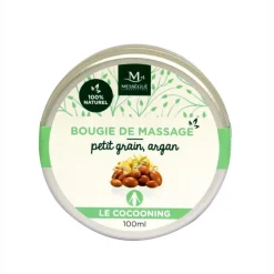 Bougie de massage petit grain et argan