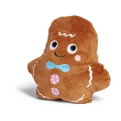 Bouillote Noël pain d'épices marron 14x15cm