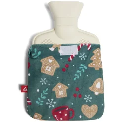 Bouillotte de Noël motif biscuit pain d'épices 780ml