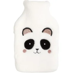 Bouillotte design panda noir et blanc