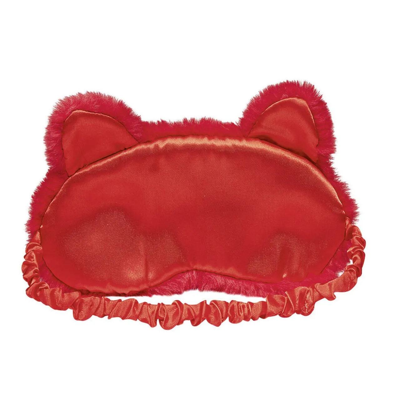 Bouillotte et masque pour les yeux effet fourrure