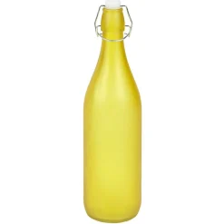 Bouteille en verre effet givré 1 L