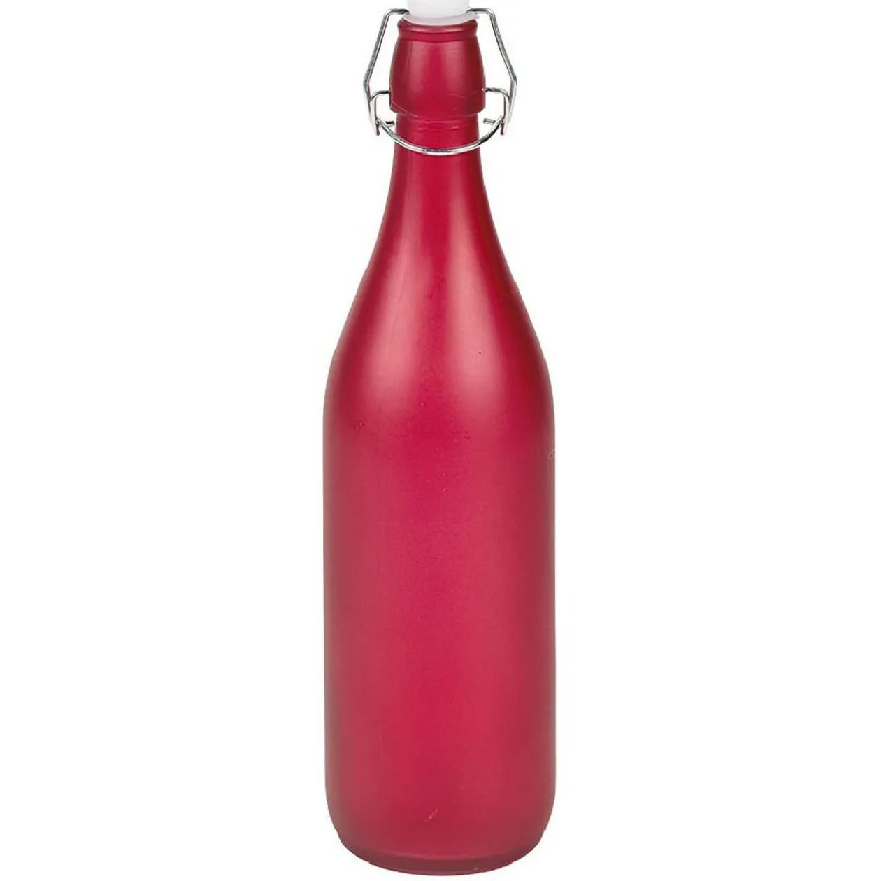 Bouteille en verre effet givré 1 L