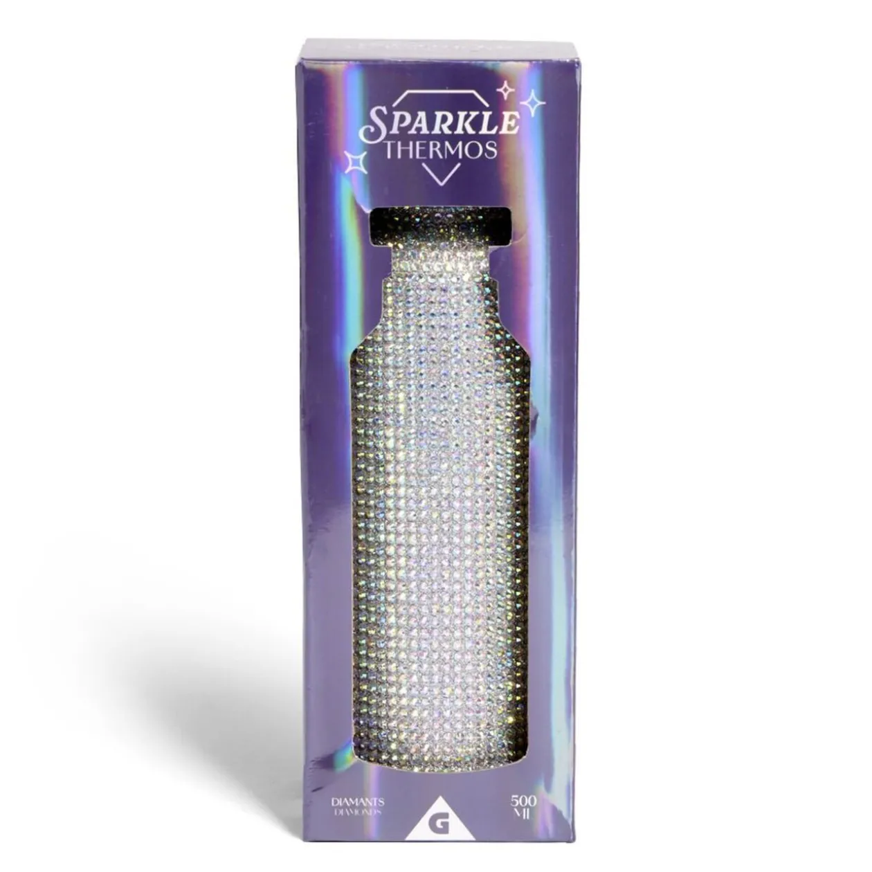 Bouteille isotherme strass inox 500ml