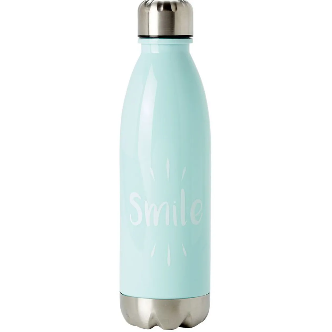 Bouteille réutilisable message imprimé H25 cm