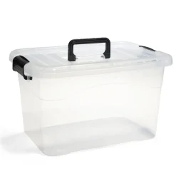 Box de 18 accessoires de ménage 38x28,5x14,4cm