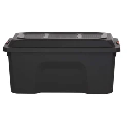 Box de bricolage 40 L noir x2