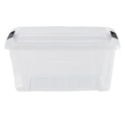 Box de rangement à clips 15 L transparent