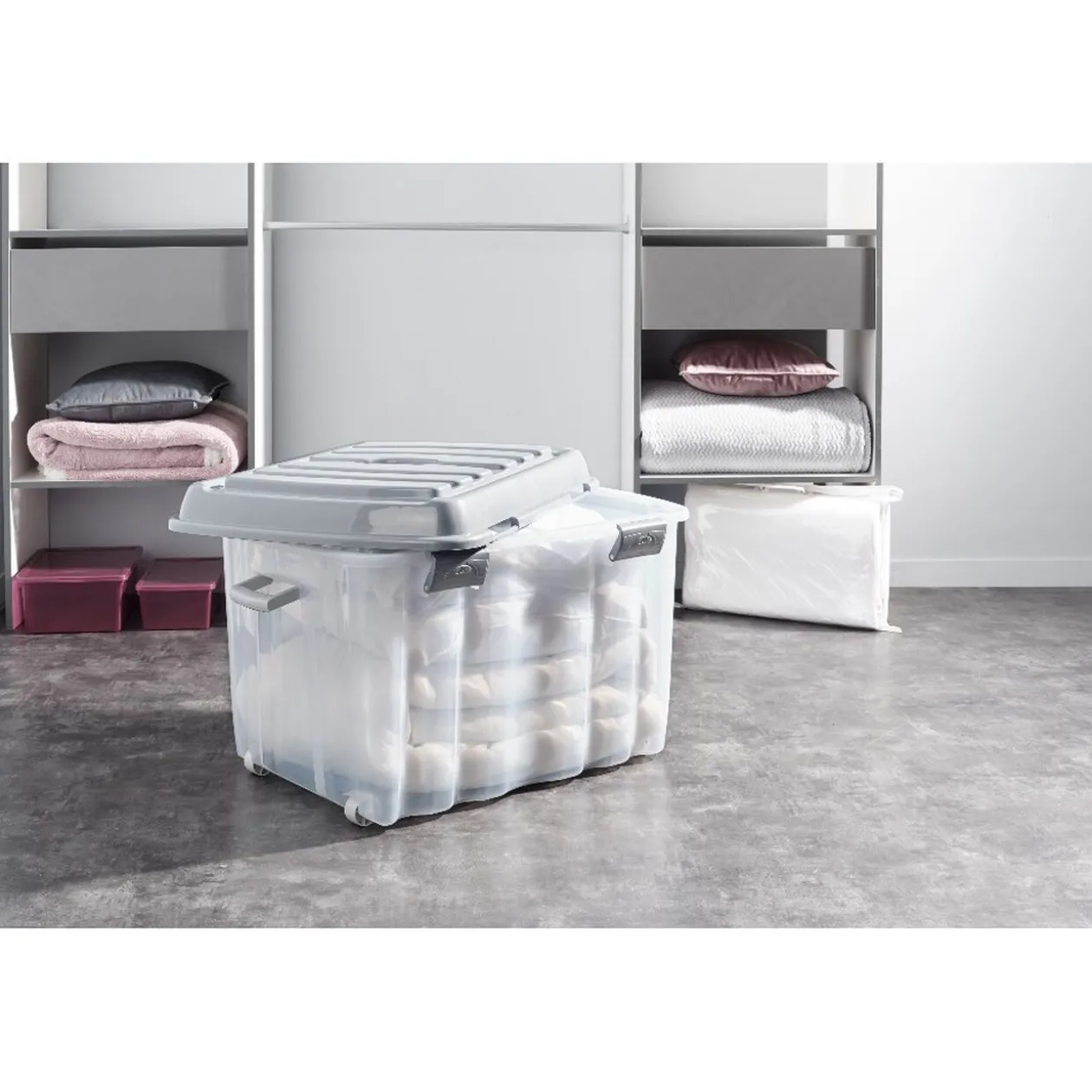 Box de rangement à roulettes