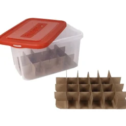 Box de rangement boules de Noël 50 L