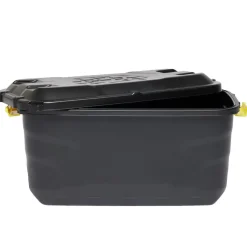 Box de rangement brico noir 75L