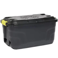 Box de rangement brico noir 75L