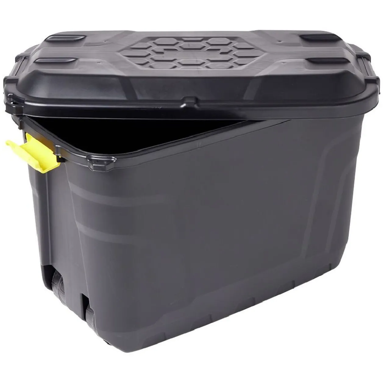 Box de rangement brico noir 110L