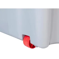 Box de rangement brico sur roulettes fermeture clip 142 L