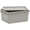 Box de rangement grise 14 L