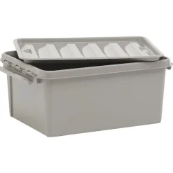 Box de rangement grise 14 L