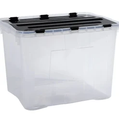 Box de rangement plastique 42 L noir