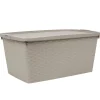 Box de rangement plastique 20 L taupe